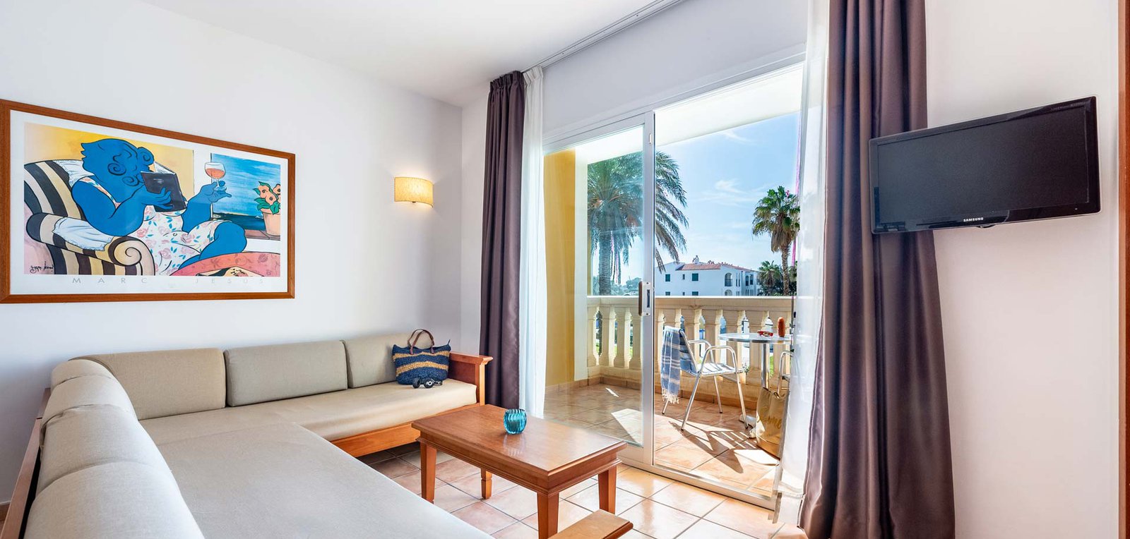 Room image Appartement met 1 slaapkamer met uitzicht op het zwembad (2/4 pax)
