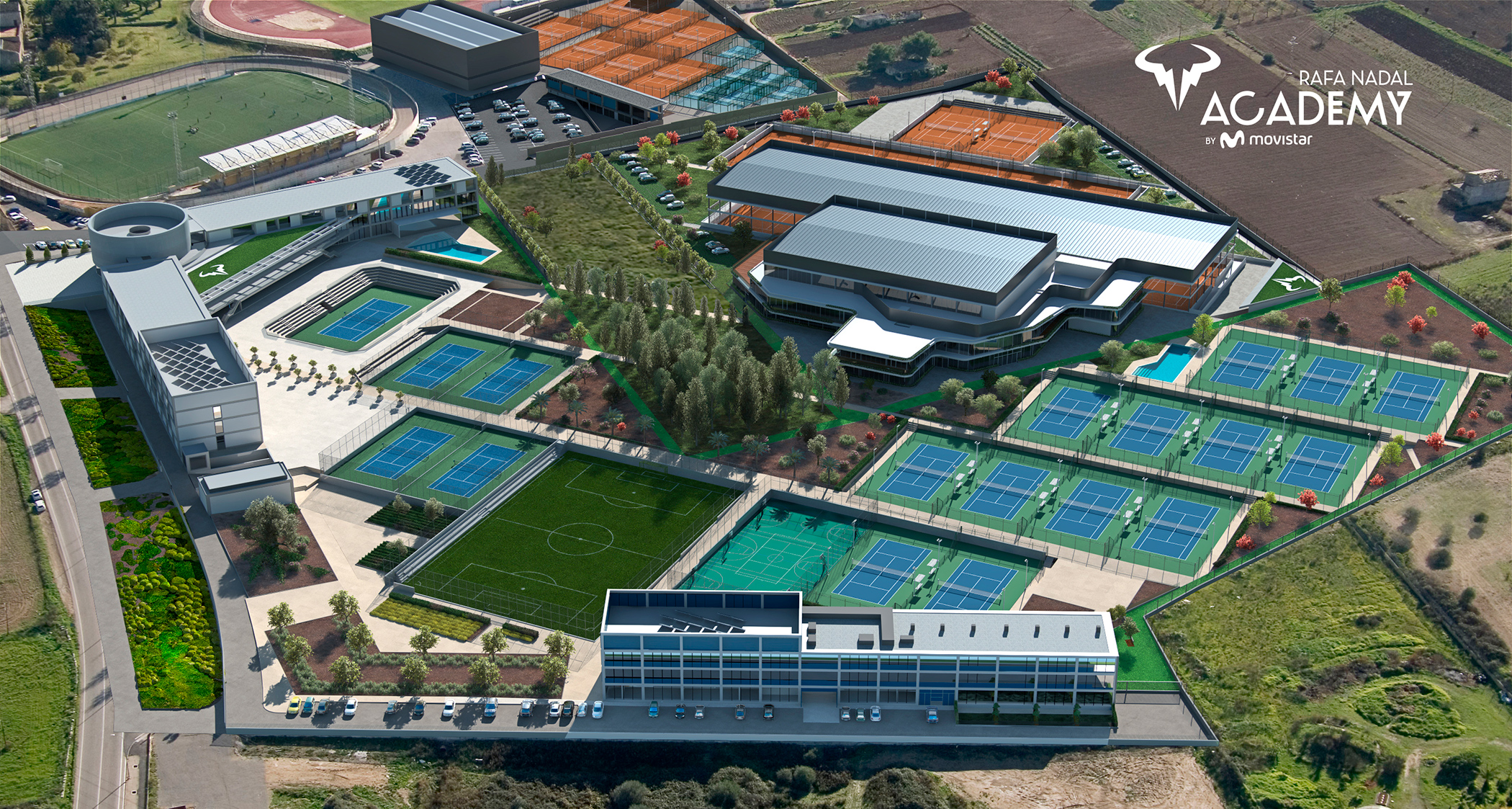 The Rafa Nadal Academy by Movistar consolidates its growth with the  expansion of its facilities