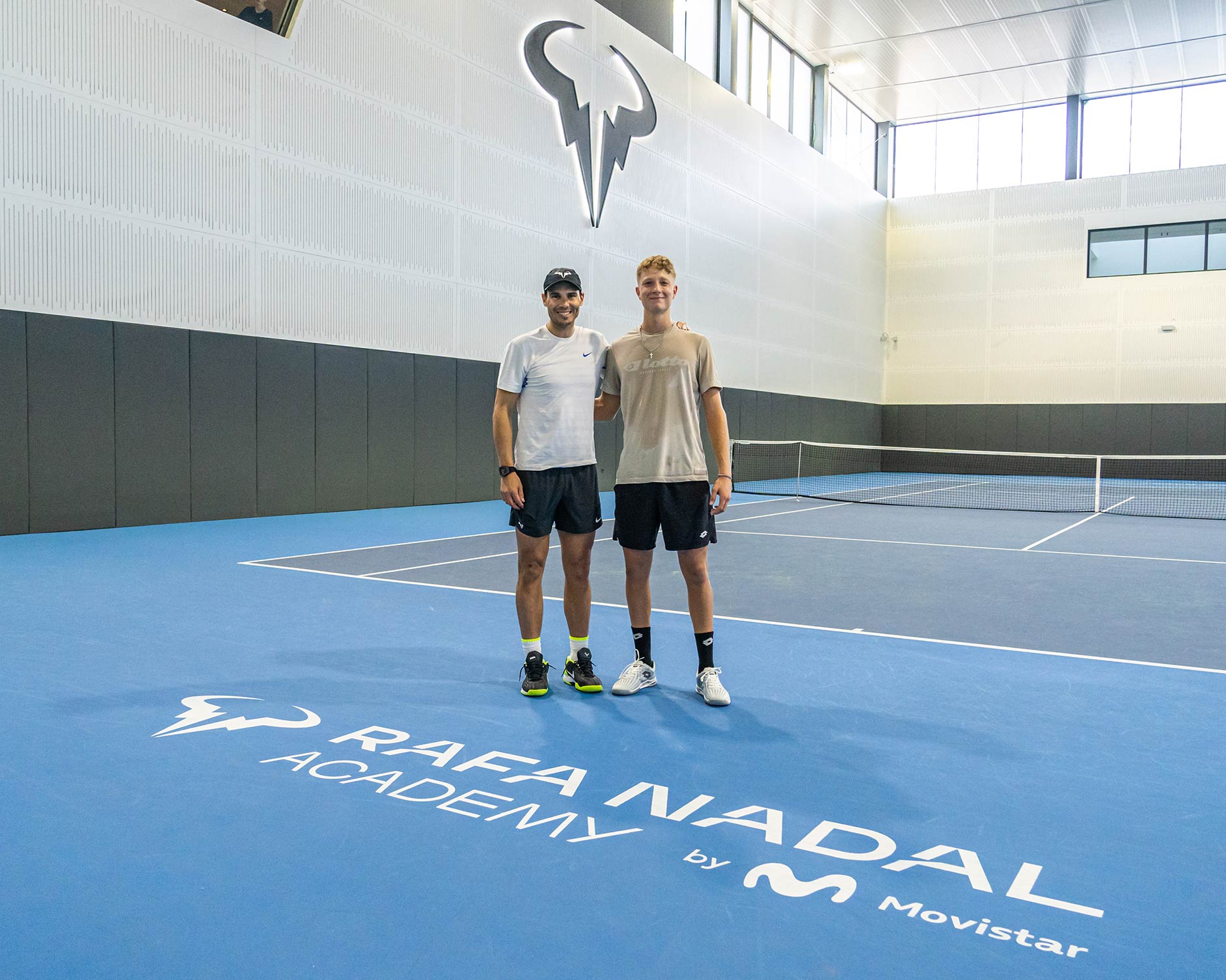 Martín Landaluce, estrella de los torneos ITF en la Rafa Nadal Academy by Movistar