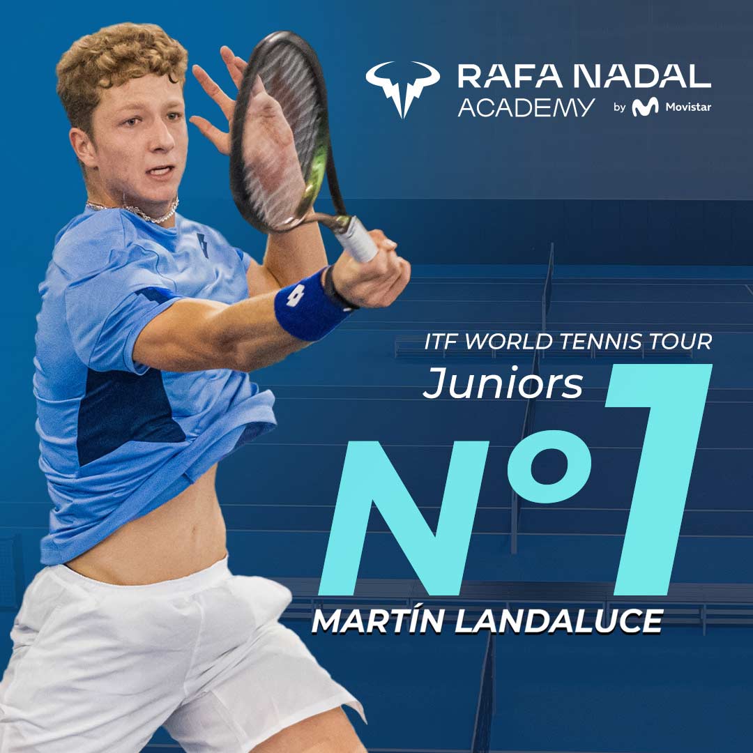 Martín Landaluce, new junior world number 1