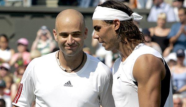 Nadal and a final match at Wimbledon for Agassi