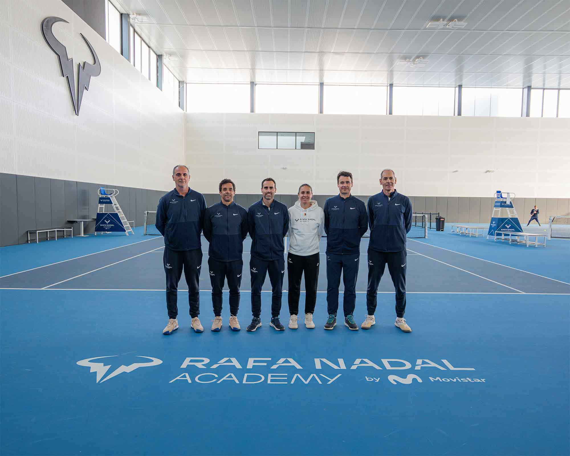 Who are the Head Coaches of the Rafa Nadal Academy by Movistar annual program?