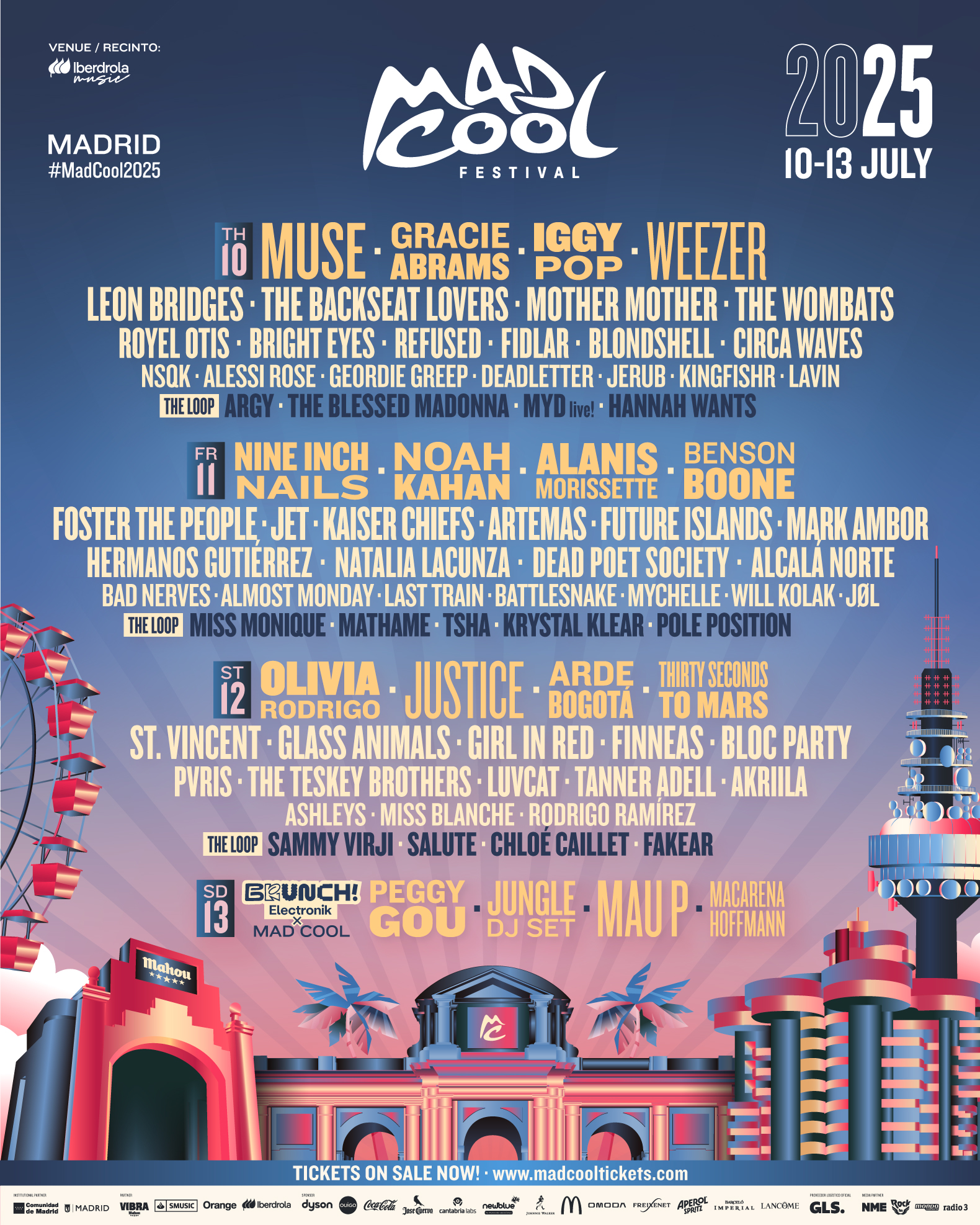 Festival Mad Cool 2025 | UMusic Hotel Madrid